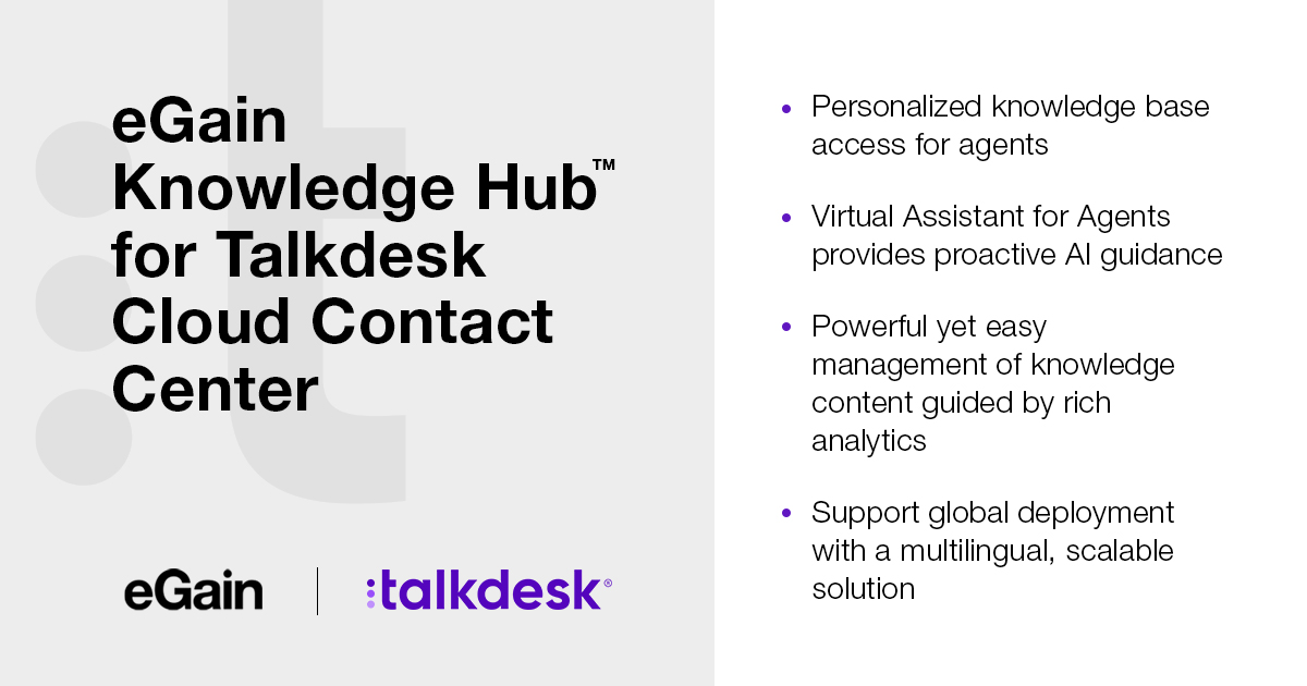 Talkdesk Live: Visión general – Knowledge Base